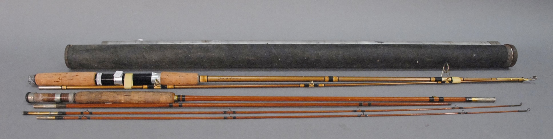 Lot 23: Two Heddon Rods including vintage Heddon #10 bamboo fly rod three  part rod center part as is along with a Heddon spinning rod. - Nadeau's  Auction Gallery
